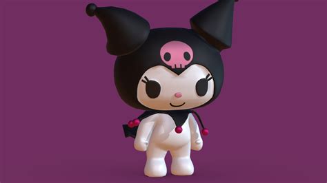 kuromi 3d model|my melody 3d.